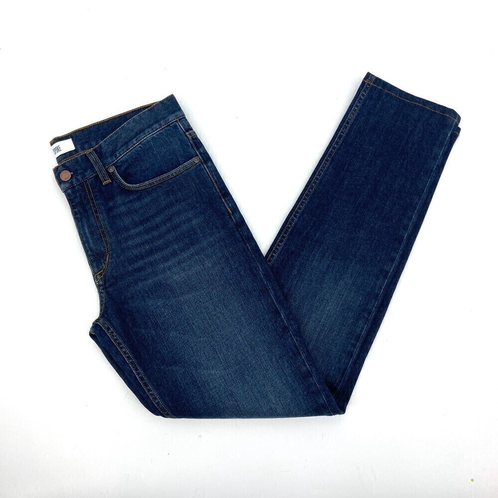 SPOKE Build A Men's Straight Leg Denim Blue Jeans Size 33